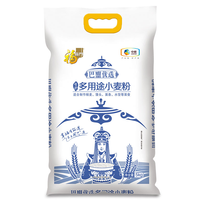 中粮福临门巴盟优选多用途小麦粉5kg